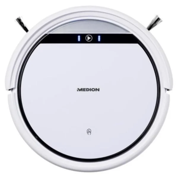 Medion MD 18510 Aspirateur Robot 0.3L 38W Cartouche Télécommande Tapis Blan… grande marque pas cher 3